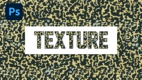 Photoshop Tutorial How To Add Texture To Text In Photoshop Clipping