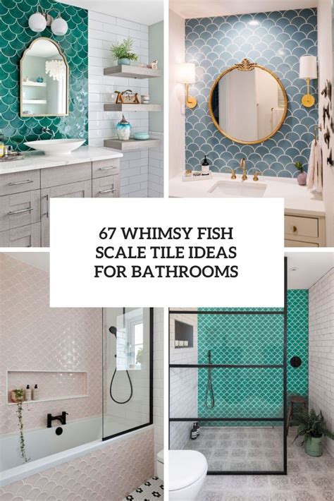 Whimsy Fish Scale Tile Ideas For Bathrooms Digsdigs