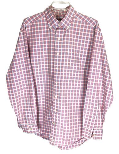 Vineyard Vines Shirt Mens L Classic Fit Murray Plaid Long Sleeve Button Down Ebay