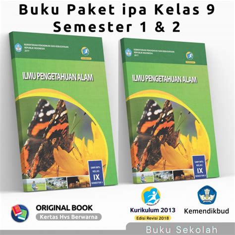 Buku Paket Ipa Kelas 9 Smp Semester 1 And 2 Kurikulum 2013 Edisi Revisi 2017 2018 Buku Siswa