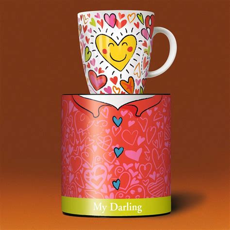 Amazon Ritzenhoff My Darling Coffee Mug Design By Stephanie Roehe