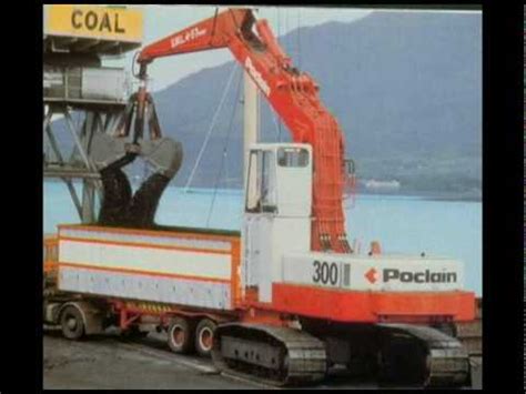 poclain excavators slideshow youtube