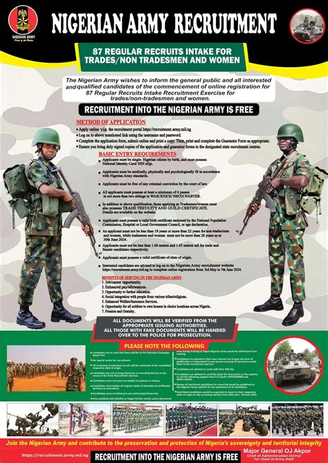 Nigerian Army Recruitment 87RRI Step By Step Application Guide