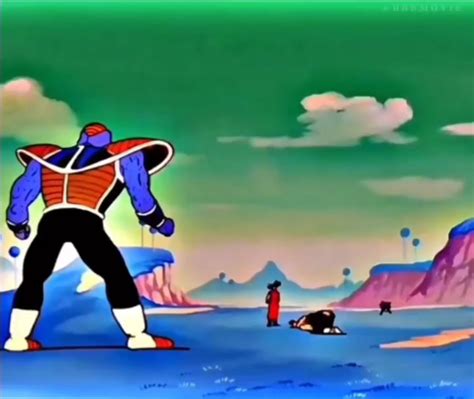 Namek Saga Goku Flexing Rningen