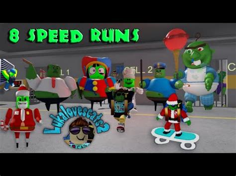 Zombie Speed Runs In Scary Roblox Obby Papa Xmas School Digital