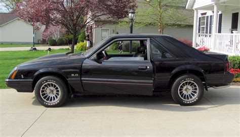 Black 1983 Ford Mustang Gt Hatchback