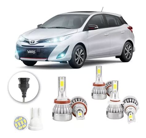 Lampadas Led Toyota Yaris A H H Hb Lm Frete Gr Tis