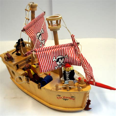 Wooden Pirate Ship Warwick Toy Library