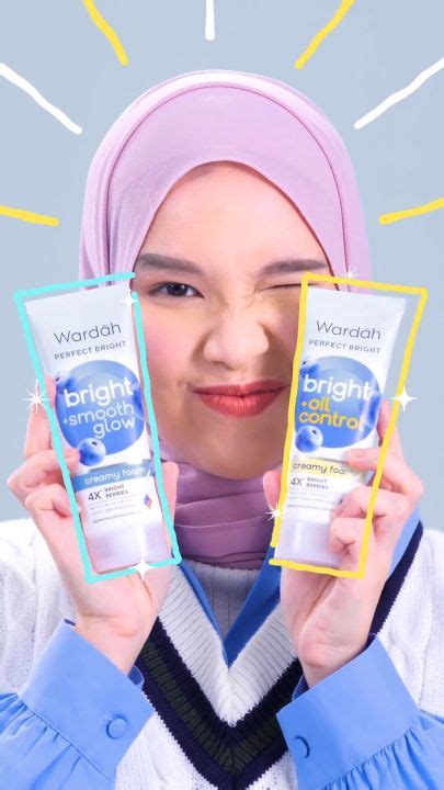 WARDAH Perfect Bright Series Creamy Foam Moisturizer Tone Up