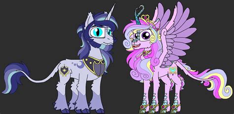 Cadence And Shining Armor Redesigns By Rosefang16 On Deviantart