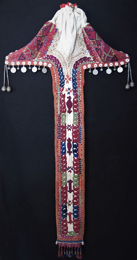 Kyrgyz ceremonial long tail hat - Chach Kep | TurkishFolkArt