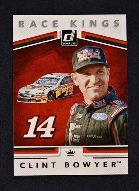 Donruss Nascar Racing Base Race Kings Clint Bowyer Ebay