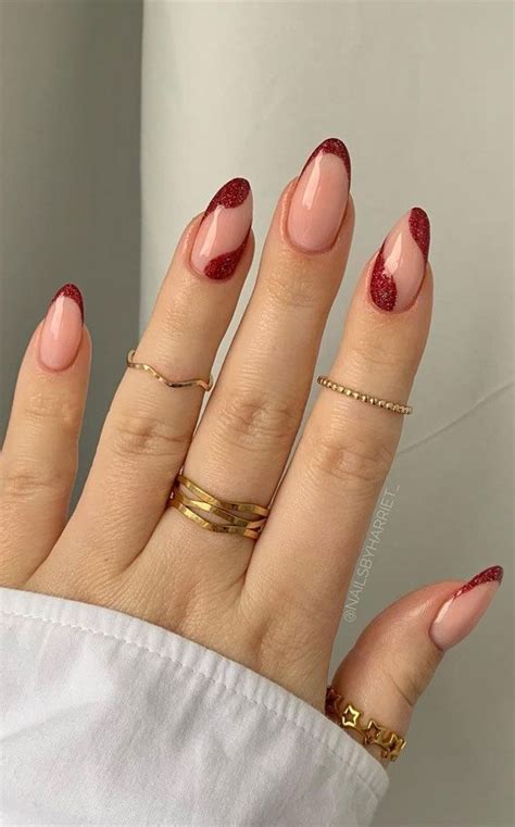 Pin By Anna Clara On Unhas Nailart Red Acrylic Nails Red Nails