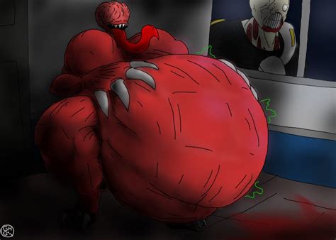 Resident Evil Hentai Art Huge Belly Stomach Bulge Same Size Vore