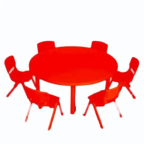 Plastic Kids Preschool Round Table Chair At Rs 8550piece Children