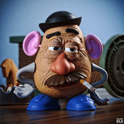 POTATO HEAD - TOY STORY, Felipe Rui Fernandes | Realistic cartoons ...