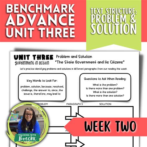 Benchmark Advance Grade 4 Unit 3 Week 1 Text Structure 2021