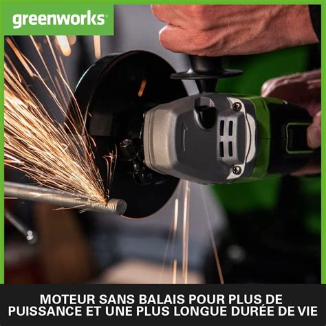 Meuleuse Greenworks Gd Ag Tests Avis Et Prix