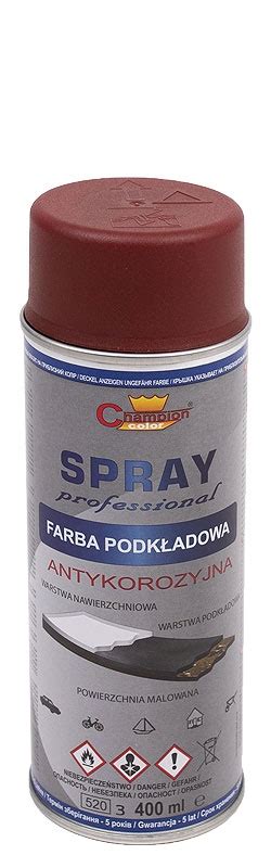 Spray Farba Podk Ad Primer Antykorozyjna Czerwona Z Lakiery