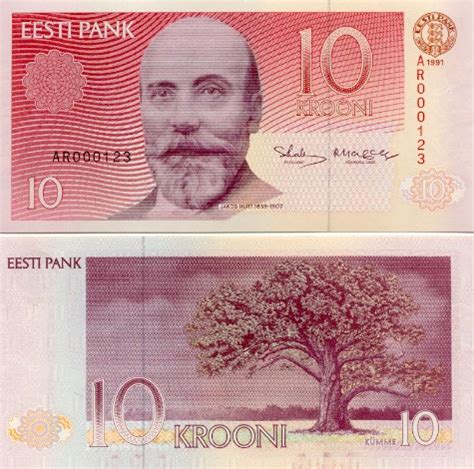 Estonia Kroon - Estonian Currency Bank Note Image Gallery - Banknotes ...