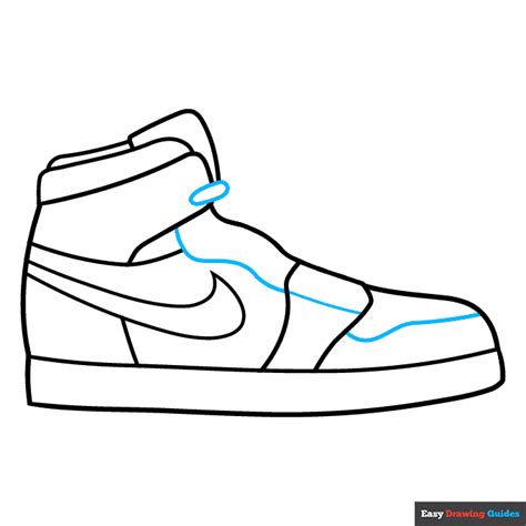 How to Draw a Jordan Shoe - Really Easy Drawing Tutorial