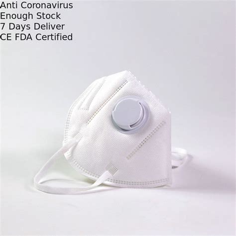 N95 Vertical Folding Mask Colored Ffp2 Dust Mask With Valve 4 Layer