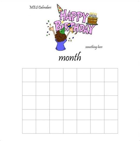 45 Birthday Calendar Templates Psd Pdf Excel