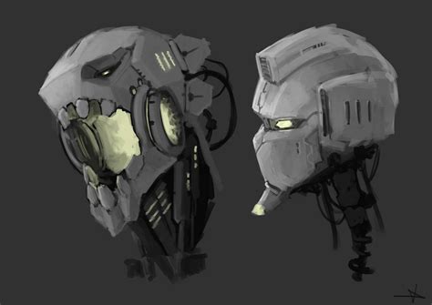 Robot Heads By Delohim On Deviantart