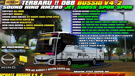 Update Bussid V Obb Bussid V Terbaru Sound Hino Rm Jet Suoss