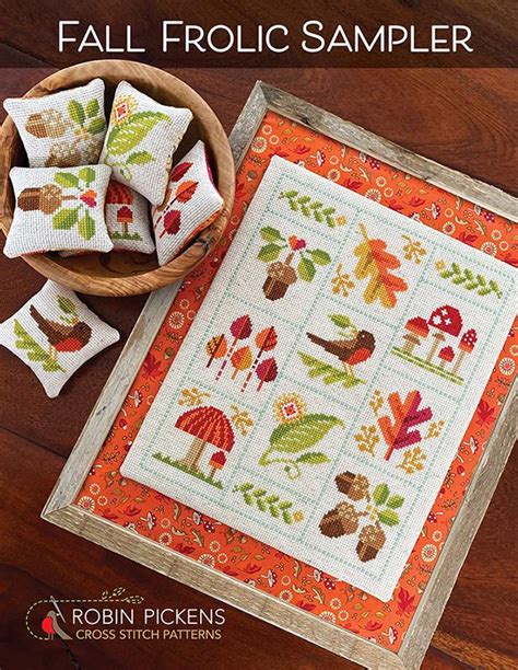 Fall Frolic Cross Stitch Kit 644216514021