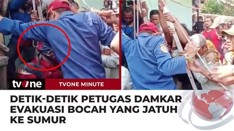 Dramatis Proses Evakuasi Bocah Tercebur Di Sumur Sedalam Meter