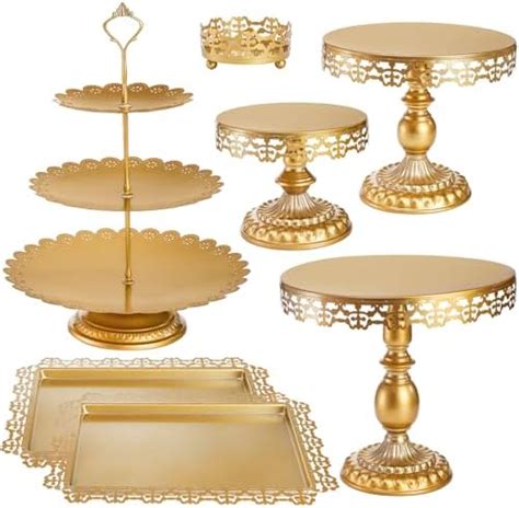 Amazon Pcs Cake Stands Set Metal Dessert Table Display Tiered