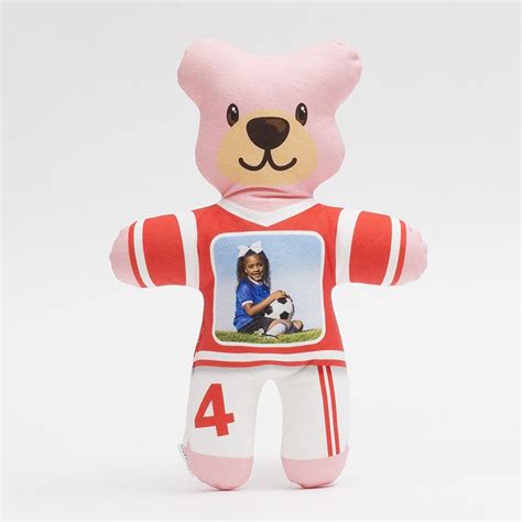 Personalized Teddy Bear with Picture. Custom Teddy Bear.