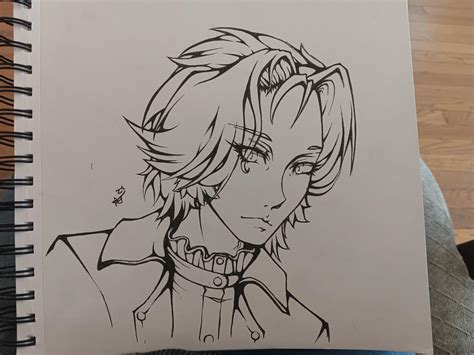 Lineart Roderick Usher By Dragonfire97370 On Deviantart