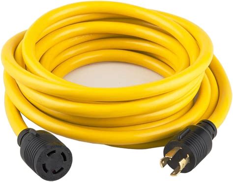 Yodotek 25ft Generator Cord With Surge Protector Breakerheavy Duty Generator