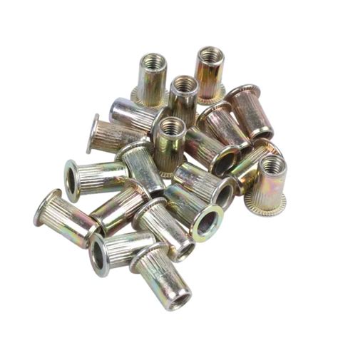 Pcs Flat Head Metric Steel M Blind Insert Rivet Nut Rivnut Lazada Ph