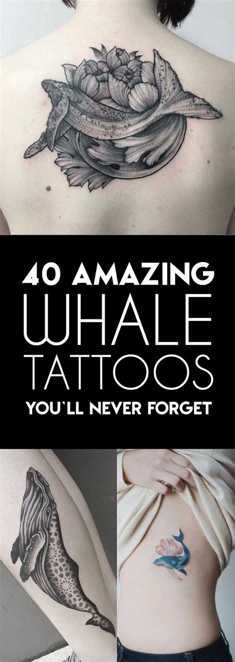 40+ Amazing Whale Tattoos You'll Never Forget - TattooBlend