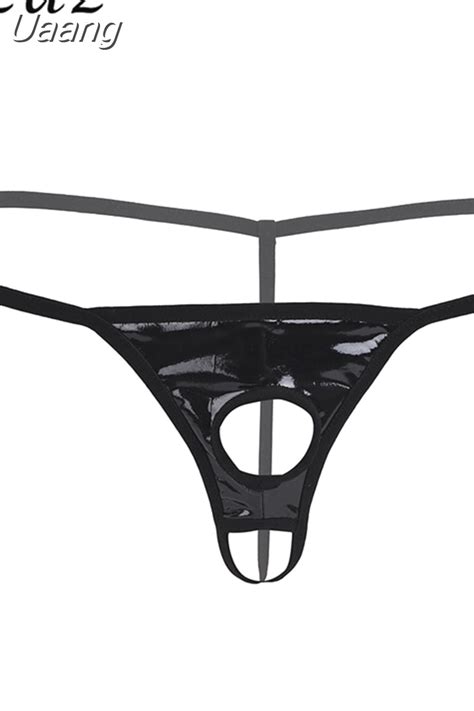 Uaang Mens Erotic Sexy Underwear Lingerie G String Thong Bikini Briefs