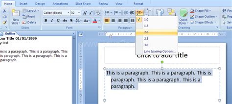 How To Adjust Line Spacing In Ms Word Printable Templates Free