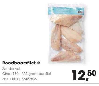 Roodbaarsfilet Aanbieding Bij Hanos Folders Nl