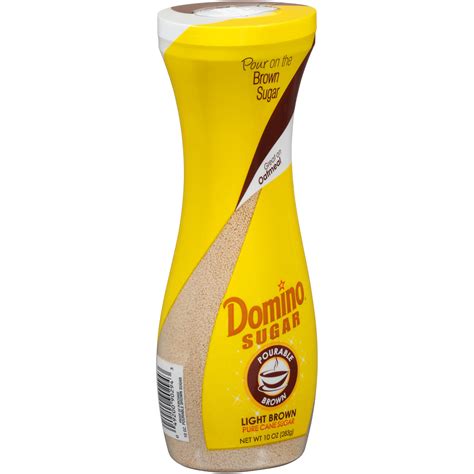 Domino Pourable Light Brown Cane Sugar 10 Oz