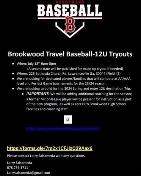 Fall2023spring 2024 12u Tryouts