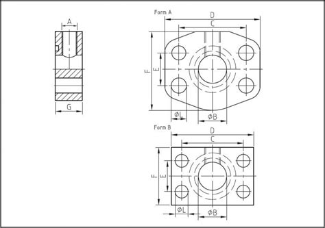 Sae Zwischenflansch Mit Messanschluss Sae Iso Brw Fluidtechnik