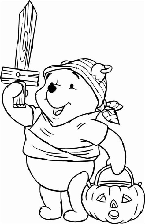 Beb Winnie The Pooh Y El Tarro De Miel Para Colorear Imprimir E