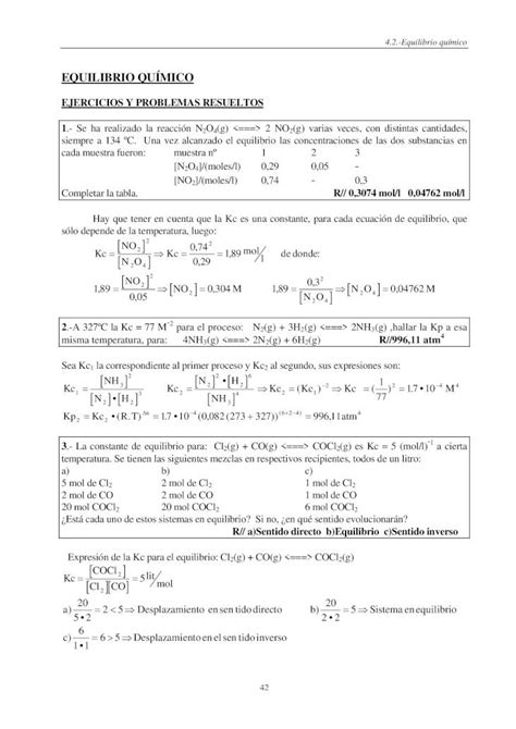 Pdf Equilibrio Qu Mico Ejercicios Resueltos Y Propuestos Dokumen Tips