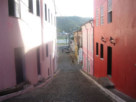 Cachoeira Bahia Descendo A Rua Da Ladeira Da Ajuda Em Cachoeira