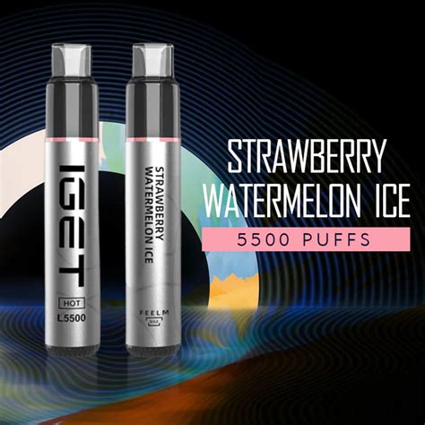 Puff Iget Hot Strawberry Watermelon Ice Vape Dfo Australia