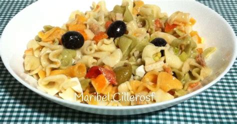 Ensalada Fresquita De Pasta Con Salsa De Mostaza Receta De Maribel