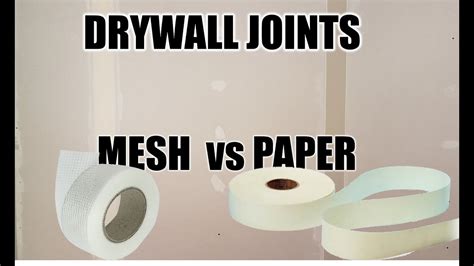 How To Tape Drywall Joints Wit Paper Or Mesh Tape Step By Step Butt Joints Complete