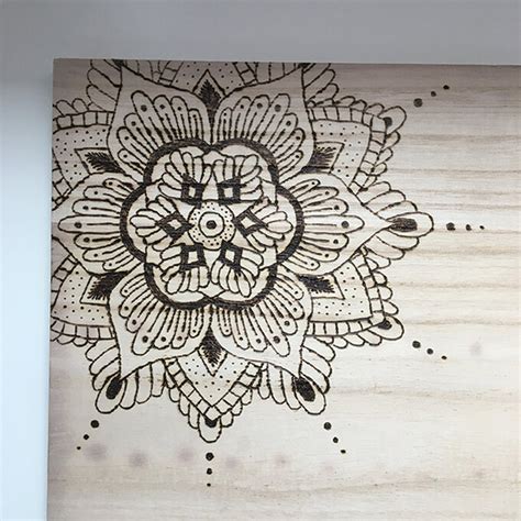 How To Make A Pyrography Mandala Wooden Board Hobbycraft